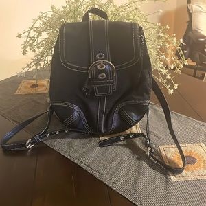Womens Coach Mini backpack